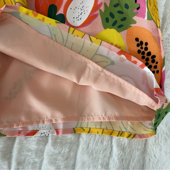 🌿|NWT| Anthropologie x Hutch Mixed Fruit Halter Romper - Picture 9 of 12